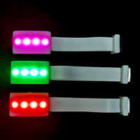 Bracelet lumineux nocturne Bracelet lumineux LED personnalisé à la mode pour concert