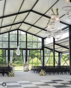 Lujo portátil al aire libre de alta resistencia de vidrio boda evento exposición carpa Marco de aleación de aluminio tela de PVC varios tamaños Todos - Product Image 4