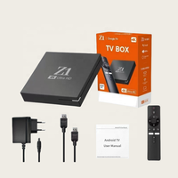 Boîtier TV Z1 4K HD Android avec IPTV, WIFI Double Bande 5G et Bluetooth, 8+128 Go