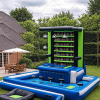 Bar de piscine gonflable avec modèle de piscine, bars gonflables en PVC, protection UV, capacité de 100 à 500 kg pour les fêtes à la piscine
