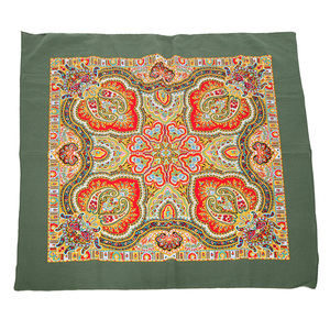 Pañuelos Cuadrados de Algodón Personalizados de Fábrica con Diseño Paisley, Logotipo Personalizado y Doble Impresión para Fanáticos de los Cowboys - Product Image 5