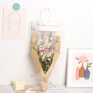 Bouquet de fleurs séchées : Myosotis, roses, marguerites, tournesols – Cadeaux pour petites amies, mariages, Saint-Valentin – Bouquet de fleurs - Product Image 6