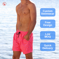 Shorts de bain à séchage rapide pour homme, extensibles dans les 4 sens, pour la plage, le surf et la natation, imprimés