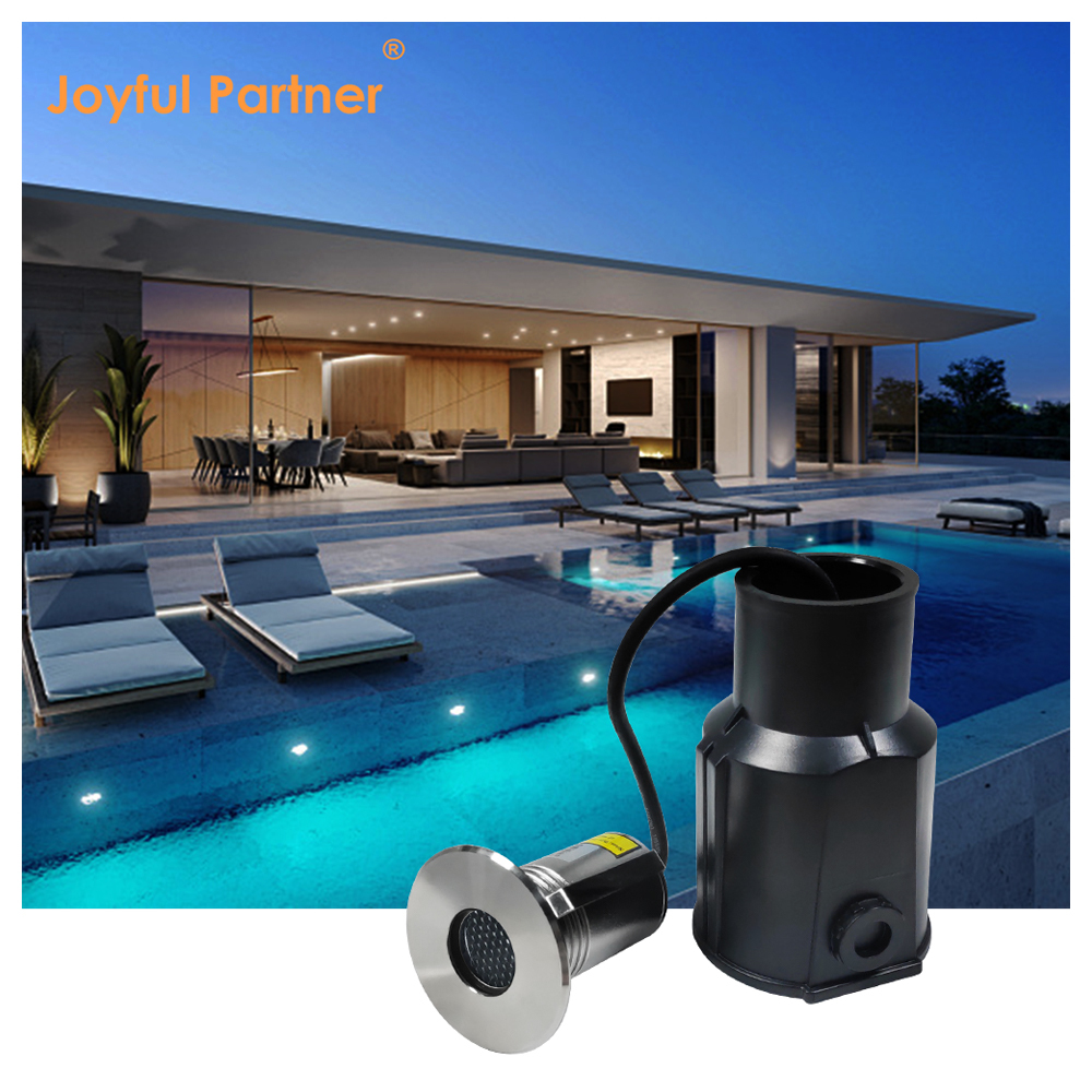IP68 Stainless Steel RGB 3-in-1 Swimming Pool & Spa Underwater Light with 25-60 Beam Angle 12V/24V DC
