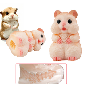 G6520 Fantasy Silicone Male <b>Masturbation</b> Sleeve Pocket Stroker Handheld Design with Raised Texture for Realistic Feeling - Product Image 1