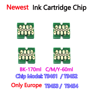 4PCS T9461 T9451 T9452 T9453 T9454 Puce de cartouche d'encre pour Epson WorkForce <span class=keywords><strong>WF</strong></span>-C5790DWF <span class=keywords><strong>WF</strong></span>-<span class=keywords><strong>C5710DWF</strong></span> <span class=keywords><strong>WF</strong></span>-C5290DW C5210 C5790 C5710 - Product Image 3