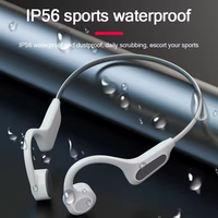 Headset olahraga Handsfree kualitas tinggi headphone elektronik earbud nirkabel Earphone konduksi tulang