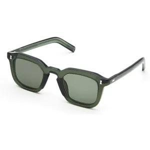 Finione kacamata hitam desainer asetat uniseks, kacamata hitam kotak Uv400 modis trendi kualitas tinggi