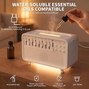 Máquina de Sonido Blanco para Dormir Bebés con Luz Nocturna y Reproductor de Sonidos Naturales - Product Image 4