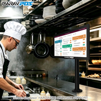 Hardware de Exhibición para Cocina de Restaurante de 21.5 Pulgadas Sistema de Exhibición de Órdenes KDS para Chef con Pantalla Táctil