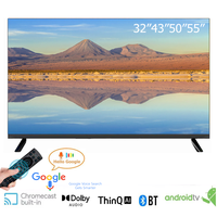 HAINA usine de gros OEM smart led tv android téléviseurs 32 43 50 55 65 nch smart tv