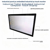 Panel Multifunción HMI Todo en Uno de 27 Pulgadas con Pantalla Táctil Industrial Integrada Android I3 256GB, Tablet para Línea de Producción con Amplio Rango de Temperatura