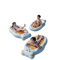 Planche de surf gonflable en PVC épaissi Da Niu pour enfants avec poignées de sécurité 110x58cm pour la natation et les jeux aquatiques