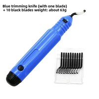 Outils de débavurage VETOOL, outils de quincaillerie, couteau droit en céramique pour machine de débavurage des bords