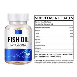 <span class=keywords><strong>Capsule</strong></span> di Olio di Pesce per Adulti, Migliora la Densità Ossea, OEM <span class=keywords><strong>18</strong></span>/<span class=keywords><strong>12</strong></span>, 60 <span class=keywords><strong>Capsule</strong></span>, Dose 30%, Durata 24 Mesi, Conservazione Criogenica - Product Image 2