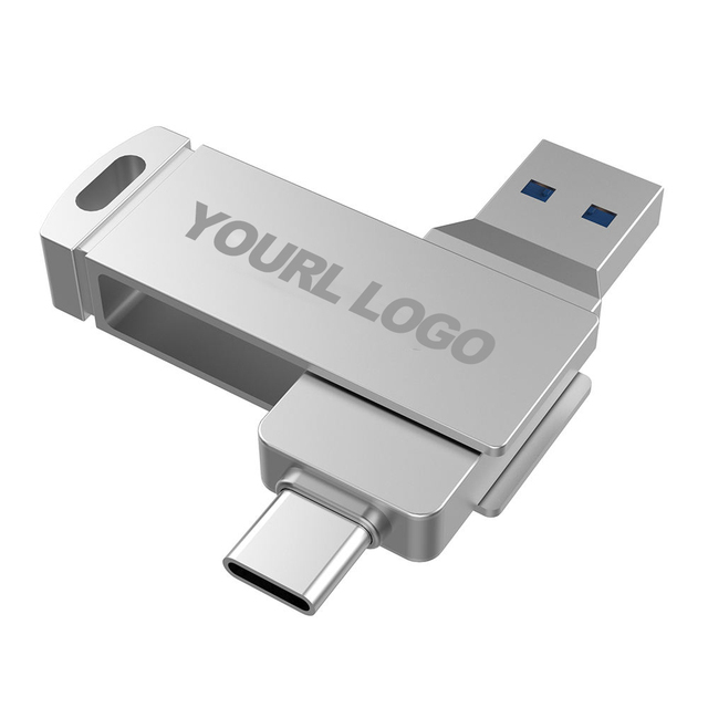 High Quality High Speed USB 3.0 Metal Flash Drive 2TB Blister Packaging with Custom Logo for USB Stick