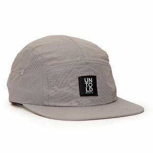 หมวกแคมป์ 5 แผง ผ้าไนลอน แบบไม่มีโครง ป้ายทอแบบกำหนดเอง - Product Image 3