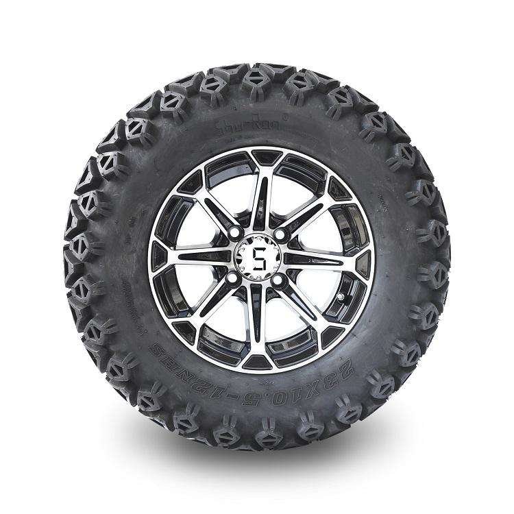 กลึง/สีดำเงา