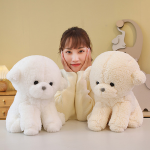 Dương Châu Mới Mặt Trời Mọc Bán Buôn Đáng Yêu Mềm Mại Bong Bóng Nhung Sang Trọng Gấu Và Chó Nhồi Bông Poodle Con Chó Búp Bê Động Vật - Product Image 3