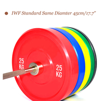 Usine Nantong Plaques de pare-chocs personnalisées en caoutchouc solide OB anti-fissure pour compétition d'haltères Accessoires de musculation