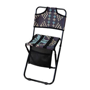 Chaise de camping et de pêche moderne, portable, légère, durable, confortable, pliable, en métal, avec dossier - Product Image 2