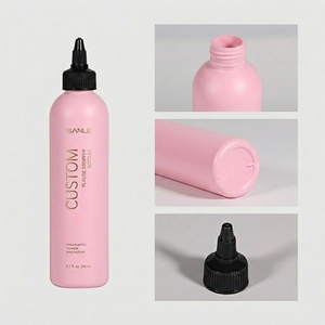 Botella <span class=keywords><strong>de</strong></span> Plástico Vacía con Boquilla Puntiaguda <span class=keywords><strong>de</strong></span> 120ml, 240ml, 360ml, Color Rosa Personalizado, <span class=keywords><strong>para</strong></span> Aceite <span class=keywords><strong>de</strong></span> Crecimiento Capilar y Sueros <span class=keywords><strong>para</strong></span> el Cuidado del Cuero Cabelludo - Product Image 3