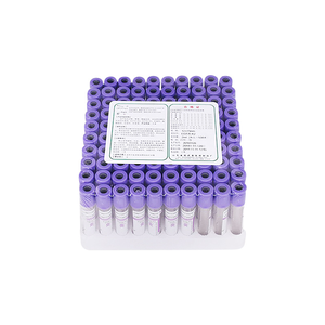 หลอดเก็บเลือด <span class=keywords><strong>EDTA</strong></span> K3 K2 <span class=keywords><strong>Vacutainer</strong></span> ขนาด 4 มล. ฝาสีม่วง สำหรับใช้ในสัตว์ - Product Image 2