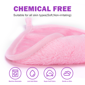 <span class=keywords><strong>Serviette</strong></span> <span class=keywords><strong>démaquillante</strong></span> pour le visage avec logo personnalisé OEM 20*20 cm pour femmes, lingettes en microfibre réutilisables, gomme magique <span class=keywords><strong>démaquillante</strong></span>, chiffons démaquillants pour le visage - Product Image 5