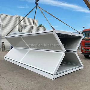 Khung thép prefab tòa nhà di động nhỏ trận động đất bằng chứng có thể gập lại <span class=keywords><strong>container</strong></span> nhà cho khai thác mỏ trại nhà ở/văn phòng/ký túc xá - Product Image 1