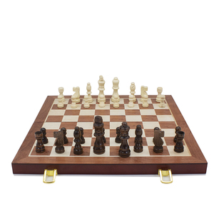 Juego de <span class=keywords><strong>Ajedrez</strong></span> Magnético de 15 Pulgadas x 15 Pulgadas <span class=keywords><strong>con</strong></span> Tablero de <span class=keywords><strong>Ajedrez</strong></span> Plegable, Piezas de <span class=keywords><strong>Ajedrez</strong></span> Staunton y Caja de Almacenamiento - Product Image 3