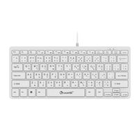 Nouveau clavier de bureau filaire USB 2.0 de haute qualité, touches chocolat, mini, fin, étanche pour ordinateur de bureau et portable K-001A