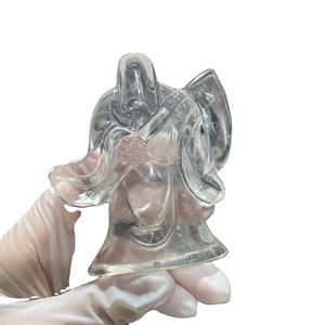 Segadores de cristal naturales, guadaña de la <span class=keywords><strong>muerte</strong></span> tallada a mano, guadaña de Grim Reaper - Product Image 1