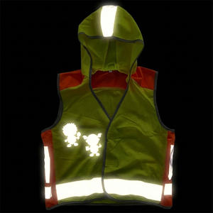 Gilet de sécurité haute visibilité fluorescent pour enfants, en maille, réfléchissant, pour travaux de construction, en coton, <span class=keywords><strong>pas</strong></span> <span class=keywords><strong>cher</strong></span>, Colete Refletor - Product Image 4