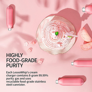 Lesoowhip Food Grade 8 <strong>G</strong> Cream Whip Charger UK Wholesale 8 Gram Whipped Cream Charger Cartridges - Product Image 5