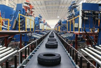 Ligne de fabrication de pneus semi-automatique - Équipement complet de production de pneus en caoutchouc pour usine de voitures/camions