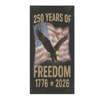 Serviette de plage commémorative du 250e anniversaire des États-Unis, sur mesure, en gros, surdimensionnée, anti-sable, séchage rapide, en microfibre, avec drapeau