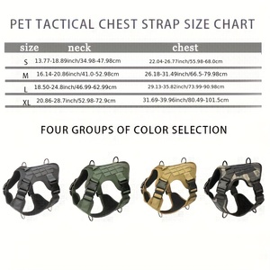 Luxury Model Spot Tactical <strong>Dog</strong> Training Harness Medium Large Pet Vest with Nylon Explosion-Proof <strong>Dog</strong> Chain Fashionable <strong>Belt</strong> - Product Image 3