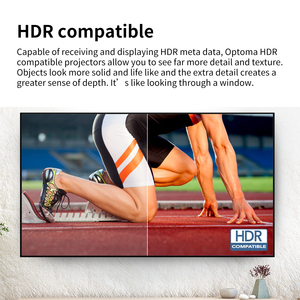 Proyector Láser Optoma HZ40HDR, 4000 Lúmenes ANSI, <span class=keywords><strong>1080P</strong></span> Full HD HDR 3D DLP, Proyector para Juegos y Cine en Casa, 8.6ms Baja Latencia, 120Hz - Product Image 4