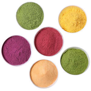 Meilleur prix Colorants alimentaires : Rouge carmin, Rouge amarante, Jaune citron, Vert pomme, Brun cacao, Violet raisin - Product Image 1
