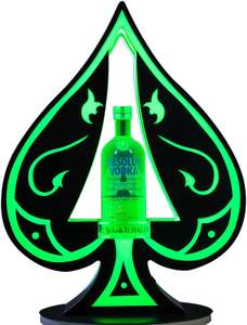 LED luminoso asso di picche portabottiglie <span class=keywords><strong>Champagne</strong></span> portabottiglie 7 modalità di luce di colore lampeggiante bottiglia glorificatore - Product Image 3