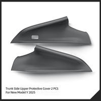 Compatible avec les tapis de protection latéraux du coffre du Tesla Model Y 2025 (version rafraîchie), résistants aux rayures, accessoire intérieur
