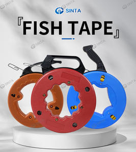 15M 30M Tele Comunicación Cable de acero Extractor de alambre Carrete de cinta de pescado eléctrico - Product Image 4