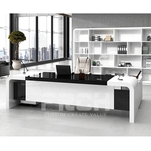 <span class=keywords><strong>Muebles</strong></span> <span class=keywords><strong>de</strong></span> <span class=keywords><strong>Oficina</strong></span> Modernos <span class=keywords><strong>de</strong></span> Lujo con Acabado Brillante, Escritorio Ejecutivo en Forma <span class=keywords><strong>de</strong></span> L, Mesas <span class=keywords><strong>de</strong></span> <span class=keywords><strong>Oficina</strong></span> Modernas <span class=keywords><strong>para</strong></span> CEO - Product Image 5