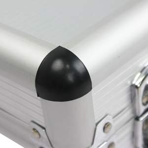 Caja de Herramientas Db Blanca de 4 Niveles, 60x40x30 cm, con Ruedas, Aleación de Aluminio Pulido, Cierre Rectangular con Pestillo, Almacenamiento para Taller - Product Image 6