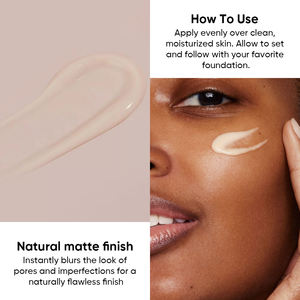 Base de maquillaje facial antioxidante ligera de Rosa vegana natural hidrata la crema de imprimación de poros borrosos <span class=keywords><strong>mate</strong></span> para suavizar la piel - Product Image 4