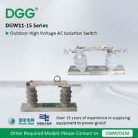 Interruptor de Aislamiento de Silicona y Porcelana de Alta Calidad DGG, Fabricante de Interruptores de Desconexión para Proyectos de Subestaciones Eléctricas