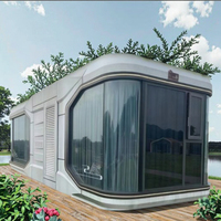 La maison de capsule de l'espace des maisons d'hôtel de serres préfabriquées modernes une alternative écologique et élégante aux conteneurs traditionnels