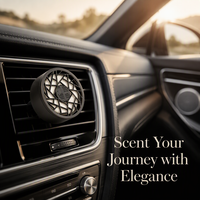 Diffuseur de parfum TopOne luxe pour voiture, grille géométrique métal, clip magnétique de ventilation, intérieurs premium