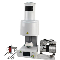 Horno Dental de Porcelana JINMING OP6010A PLUS con Cámara de Cuarzo Espiral, Temperatura Máxima 1200°C, Potencia 1.5KW, Sistema para Lingotes Dentales