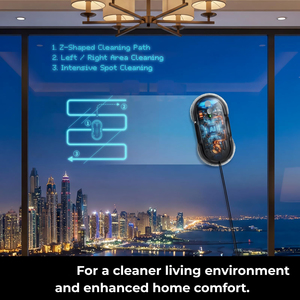 New Home Appliance Glass Window Vacuum Cleaner Batteries Rechargeable Handheld App-Controlled Window Vacuum Cleaner - Product Image 5